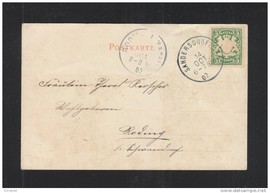 Postkarten-Kouvert von 1902